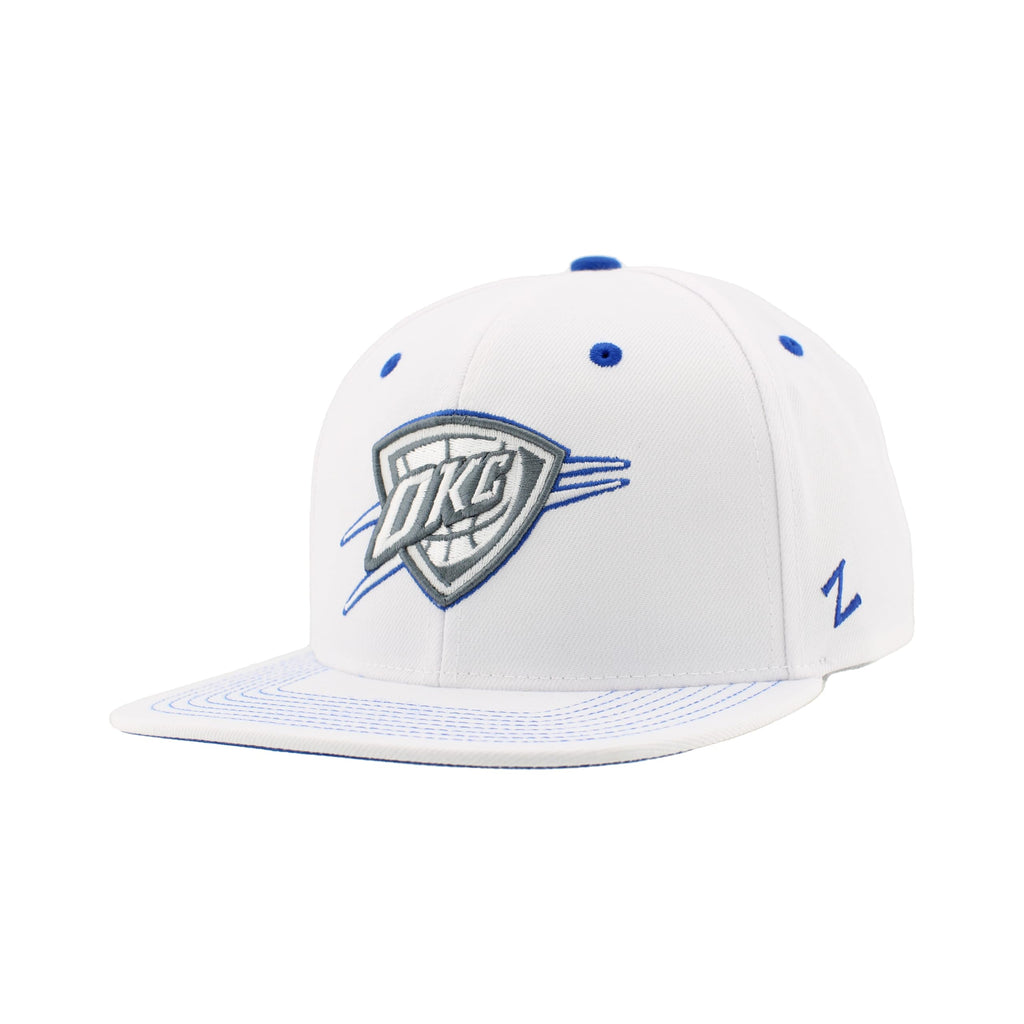 ZHATS NBA Unisex-Adult NBA Officially Licensed Adjustable Snapback Hat Flat Bill Z11 Pop White