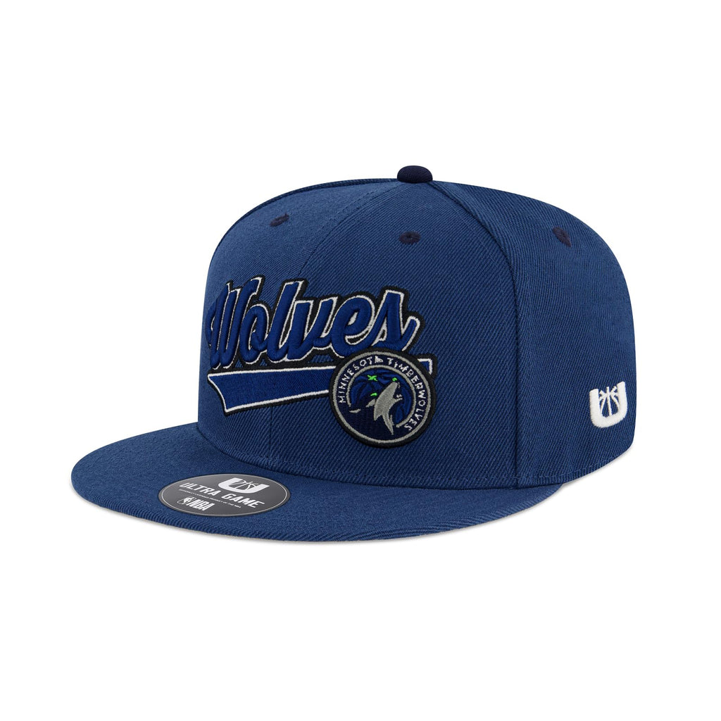 Ultra Game Men’s NBA Official Snap Back 3D Embroidered Team Logo Baseball Cap Hat