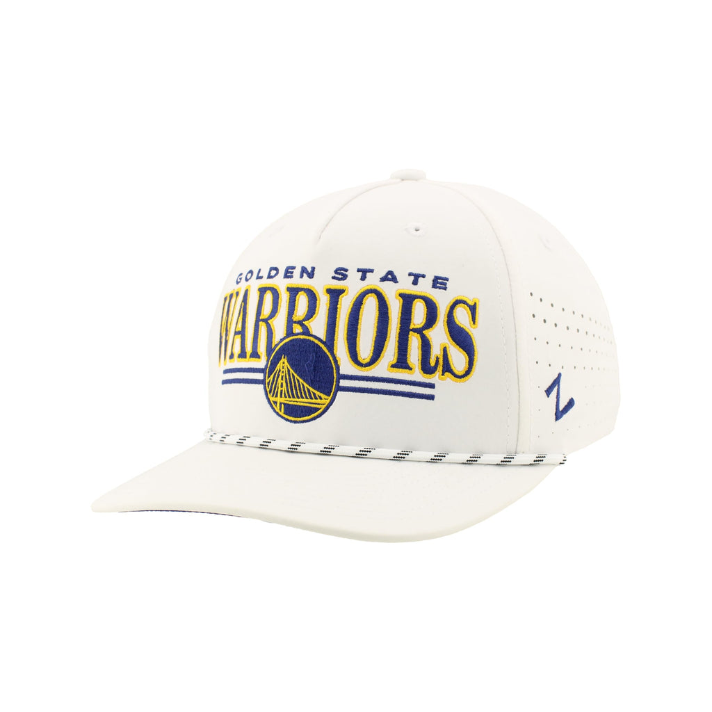 ZHATS NBA Unisex-Adult NBA Officially Licensed Rope Hat Snapback Performance Regalia White