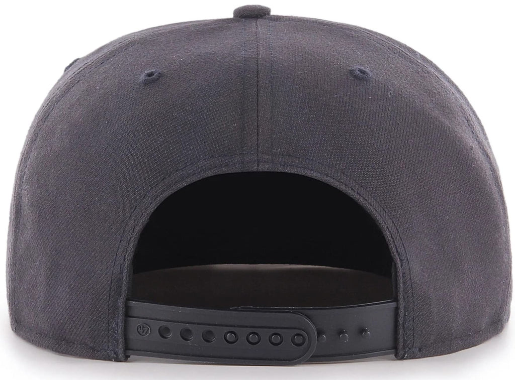 47 MLB Sure Shot Captain Hat Adjustable Structured 6-Panel Snapback Hat Cap, Adult One Size Fits All (as1, Alpha, one_Size, New York Yankees)