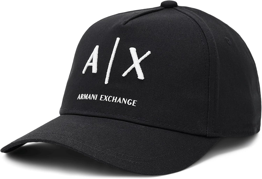 Armani Exchange Cotton Twill Logo Baseball Hat