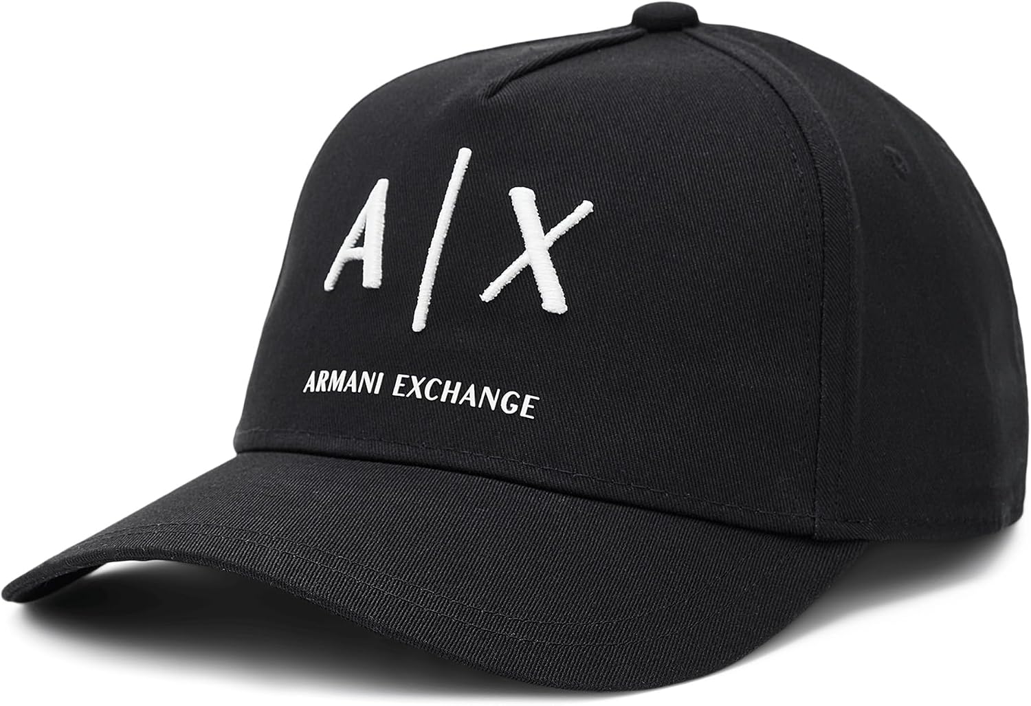 Armani Exchange Cotton Twill Logo Baseball Hat