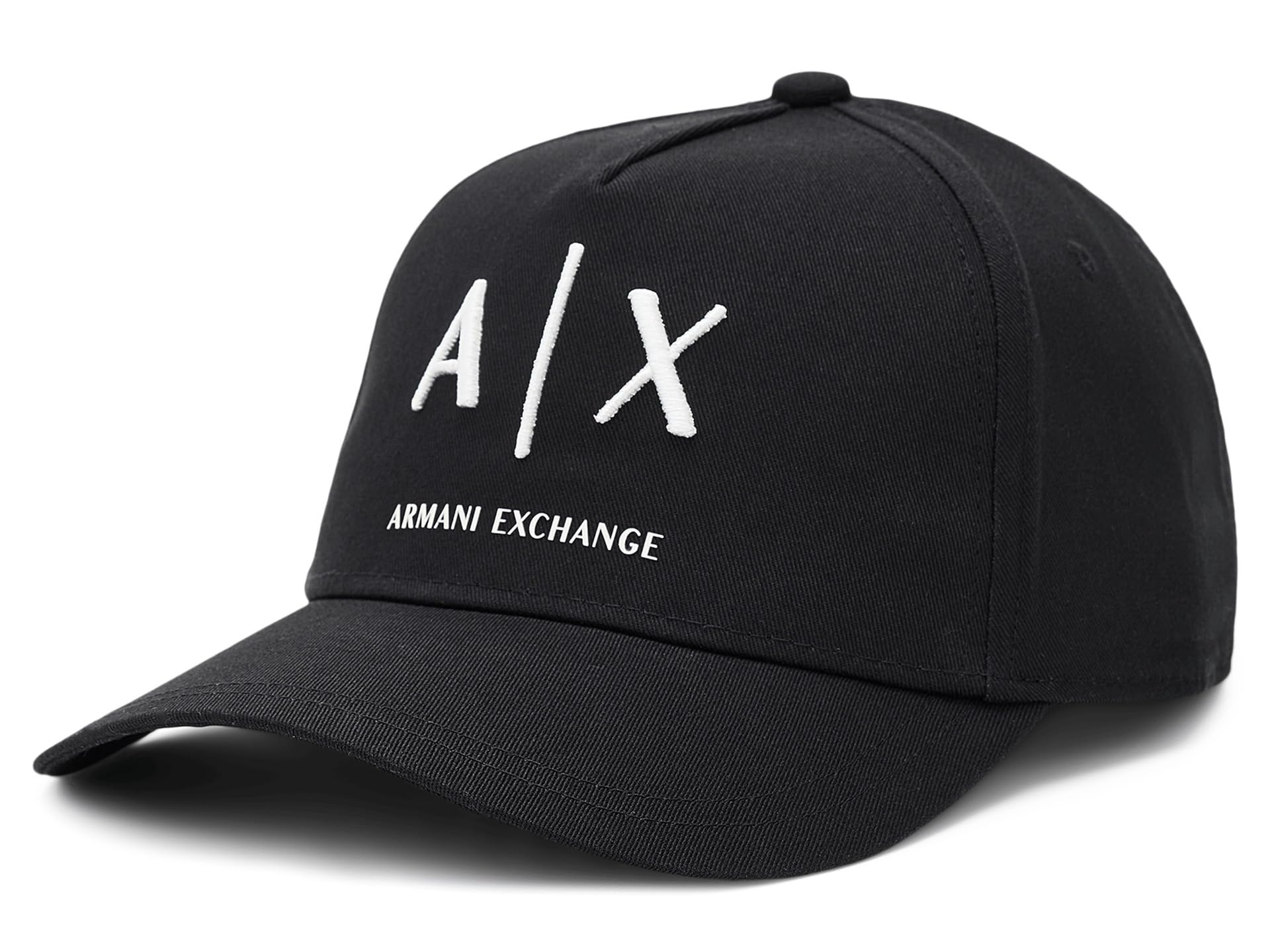 Armani Exchange Cotton Twill Logo Baseball Hat