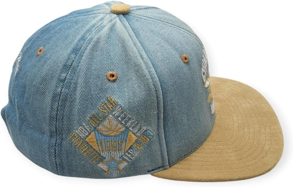 Mitchell & Ness Charlotte Hornet Side Core 2.0 Retro HWC Snapback Hat Teal - Purple