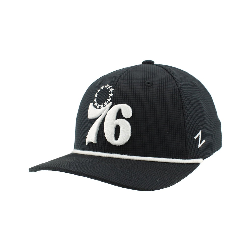 ZHATS NBA Unisex-Adult NBA Officially Licensed Rope Hat Snapback Backspin Contrast Black