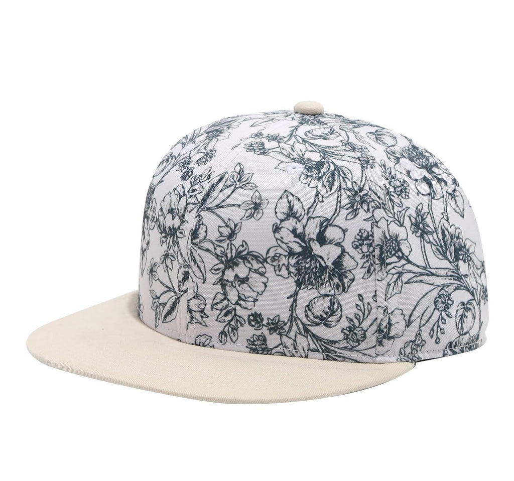 Quanhaigou Snapback Hat for Men Women,Hip Hop Style Colorful Flat Bill Hats Teens Adjustable Baseball Cap