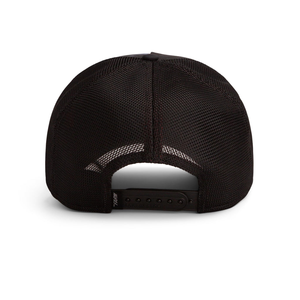Goorin Bros. Neon Noir Collection Trucker Hat for Men and Women, Black (Deep Cover), One Size