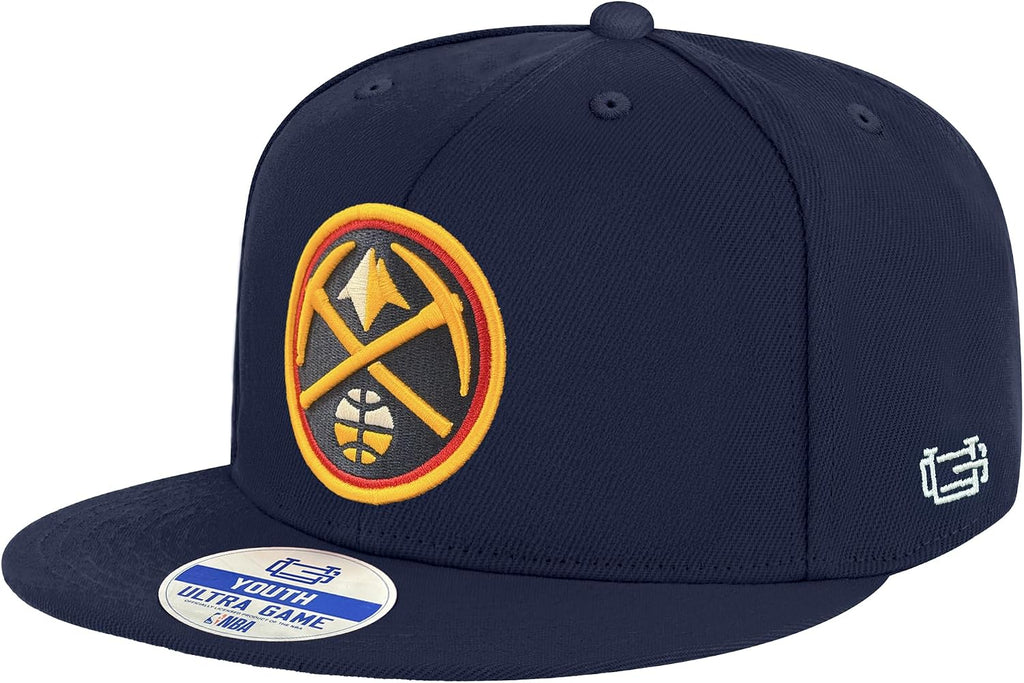 Ultra Game Youth NBA Official 8-20 Twill Snap Back Ultimate Baseball Cap Hat