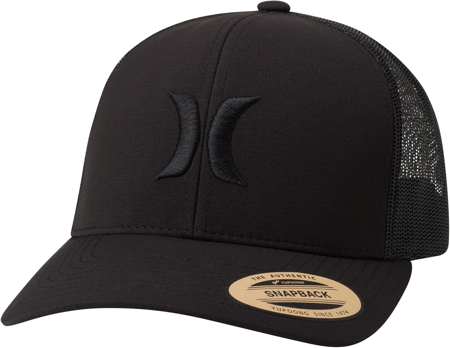 Hurley Mens Caps - Del Mar Mesh Panel Baseball Cap Trucker Hat - Snap Back Hats for Men