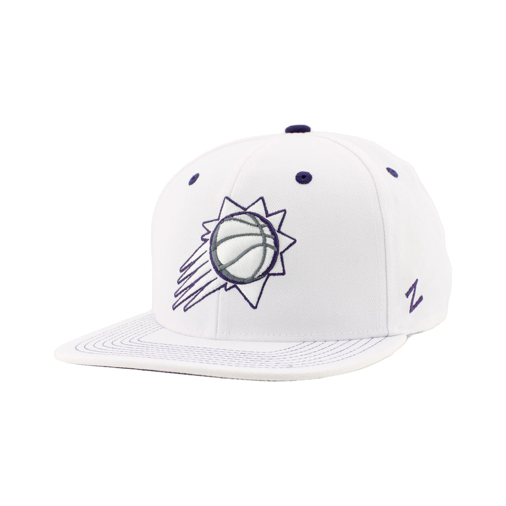 ZHATS NBA Unisex-Adult NBA Officially Licensed Adjustable Snapback Hat Flat Bill Z11 Pop White