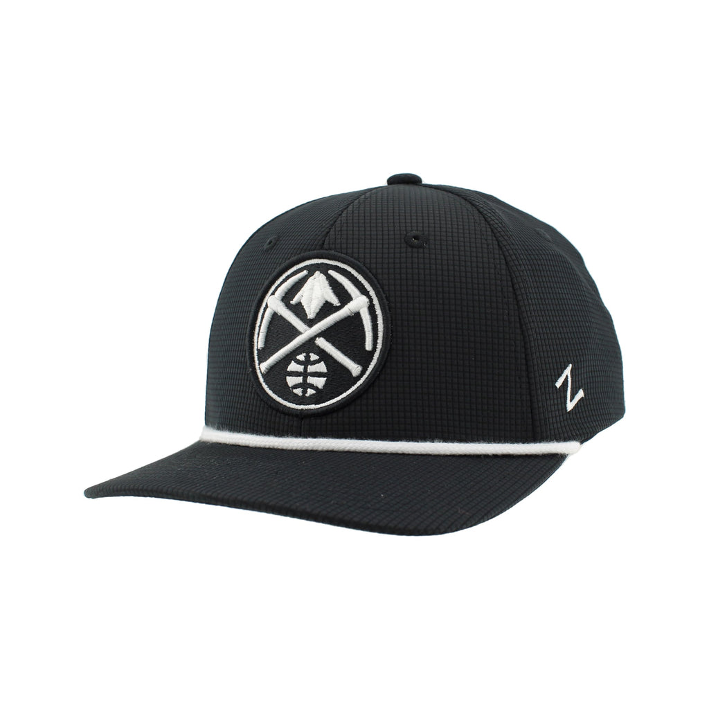 ZHATS NBA Unisex-Adult NBA Officially Licensed Rope Hat Snapback Backspin Contrast Black