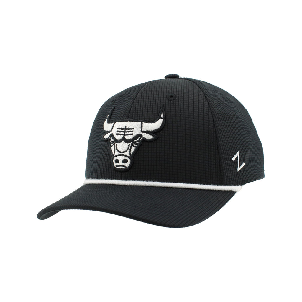 ZHATS NBA Unisex-Adult NBA Officially Licensed Rope Hat Snapback Backspin Contrast Black