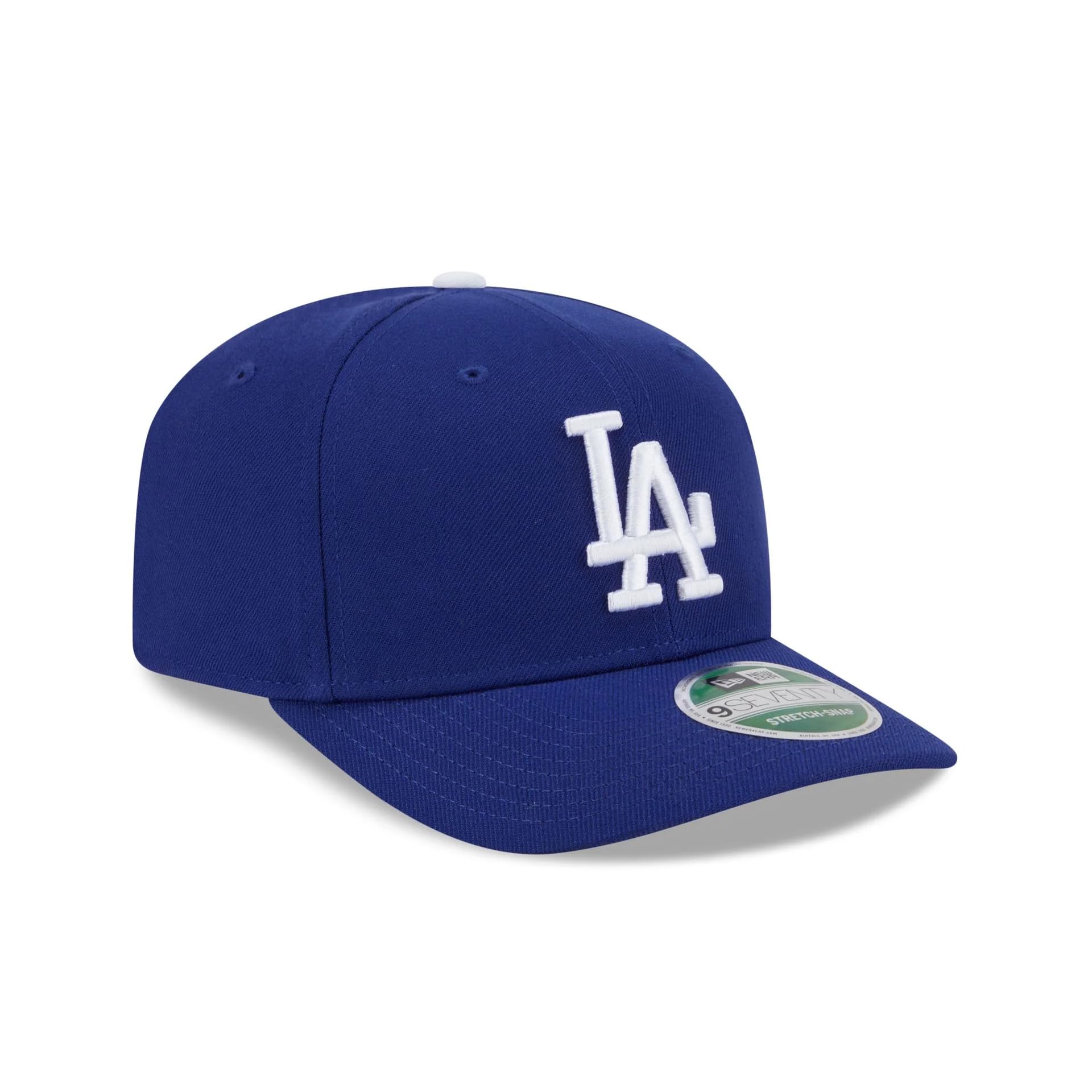 New Era Unisex-Adult MLB Player Replica 9SEVENTY Baseball Team Color Stretch Adjustable Snapback Hat One Size Fits All - Los Angeles Dodgers - Blue