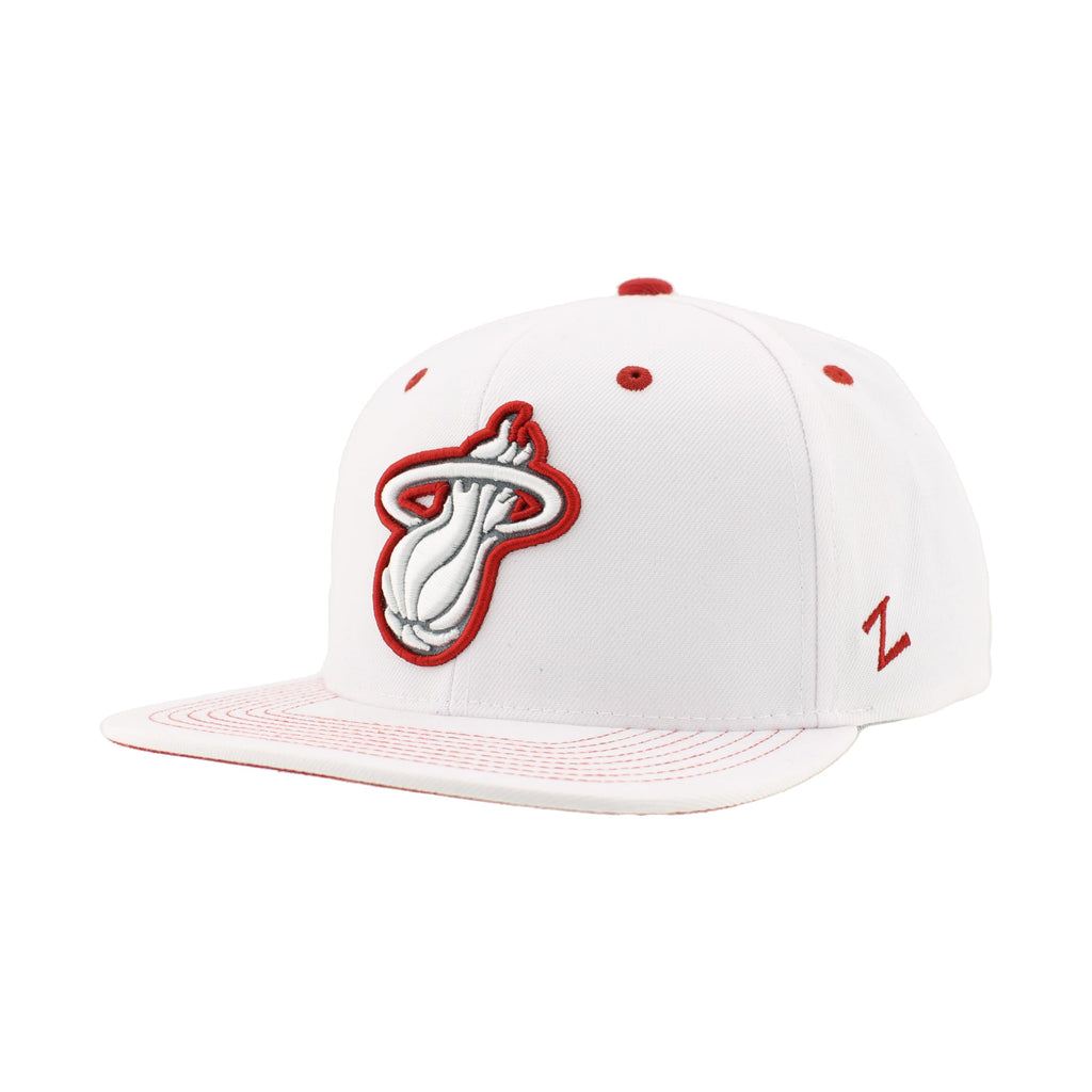 ZHATS NBA Unisex-Adult NBA Officially Licensed Adjustable Snapback Hat Flat Bill Z11 Pop White