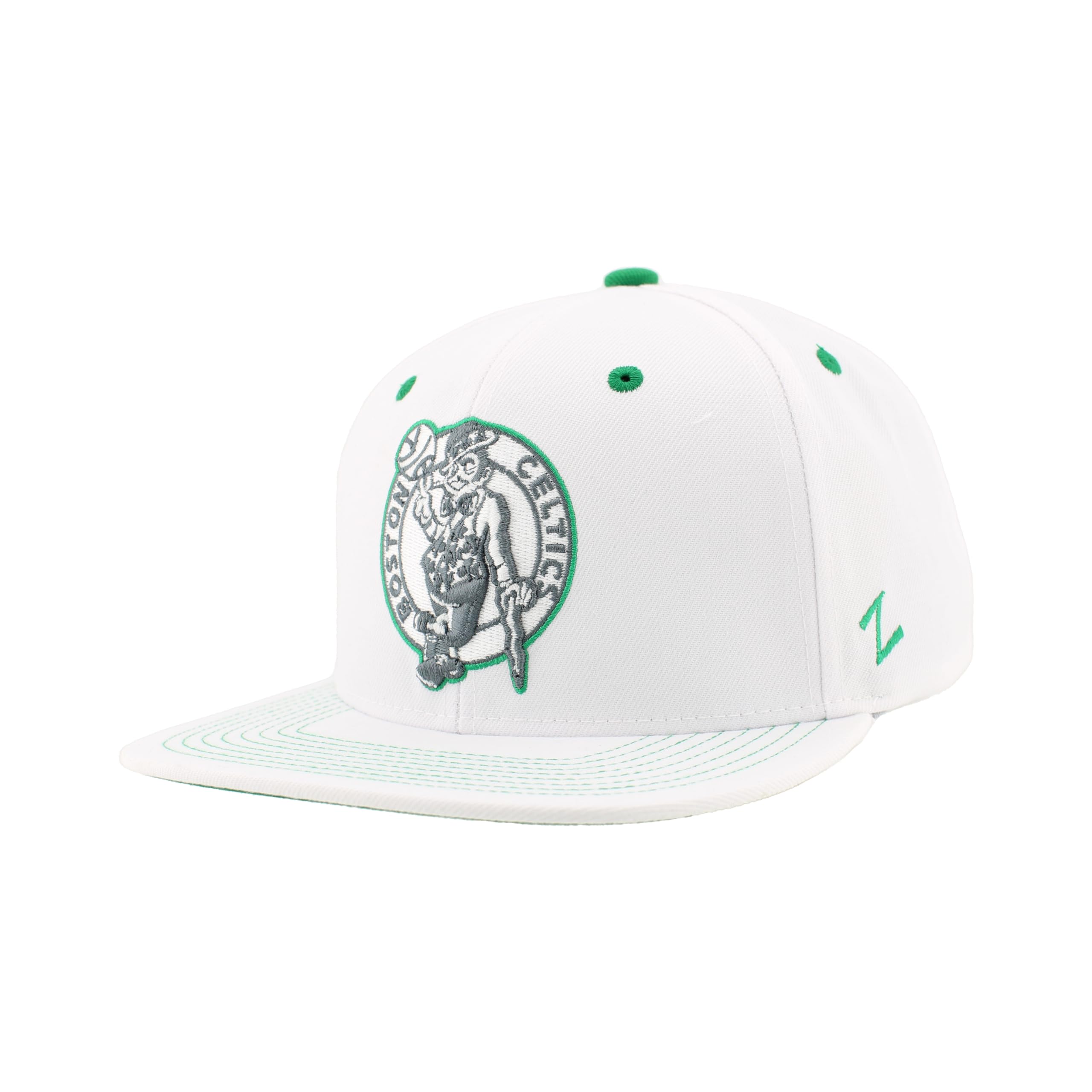 ZHATS NBA Unisex-Adult NBA Officially Licensed Adjustable Snapback Hat Flat Bill Z11 Pop White