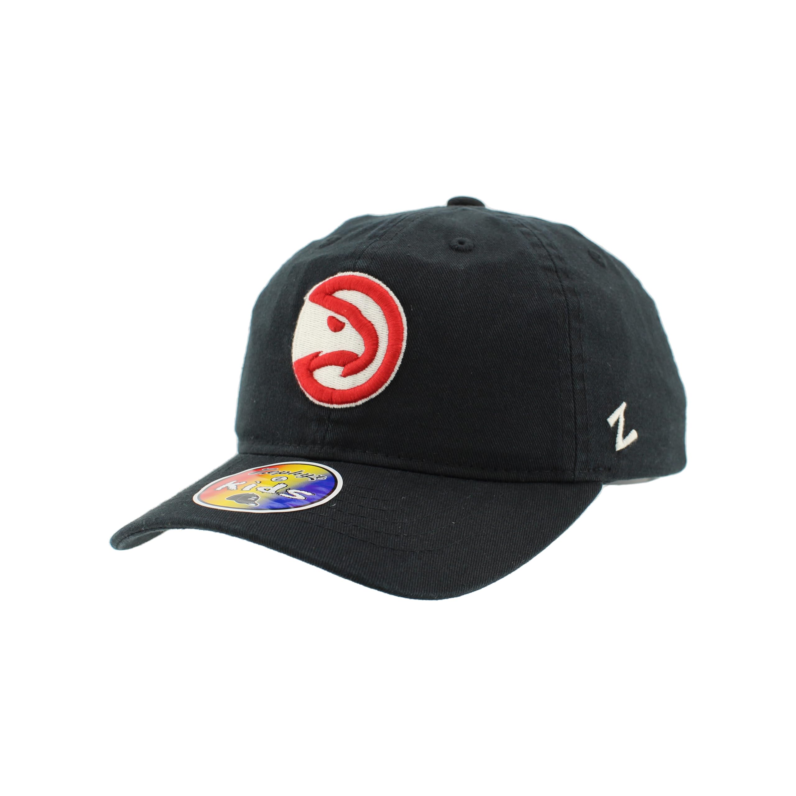 ZHATS NBA Unisex Kids NBA Officially Licensed Youth Adjustable Hat Scholarship Icon Black