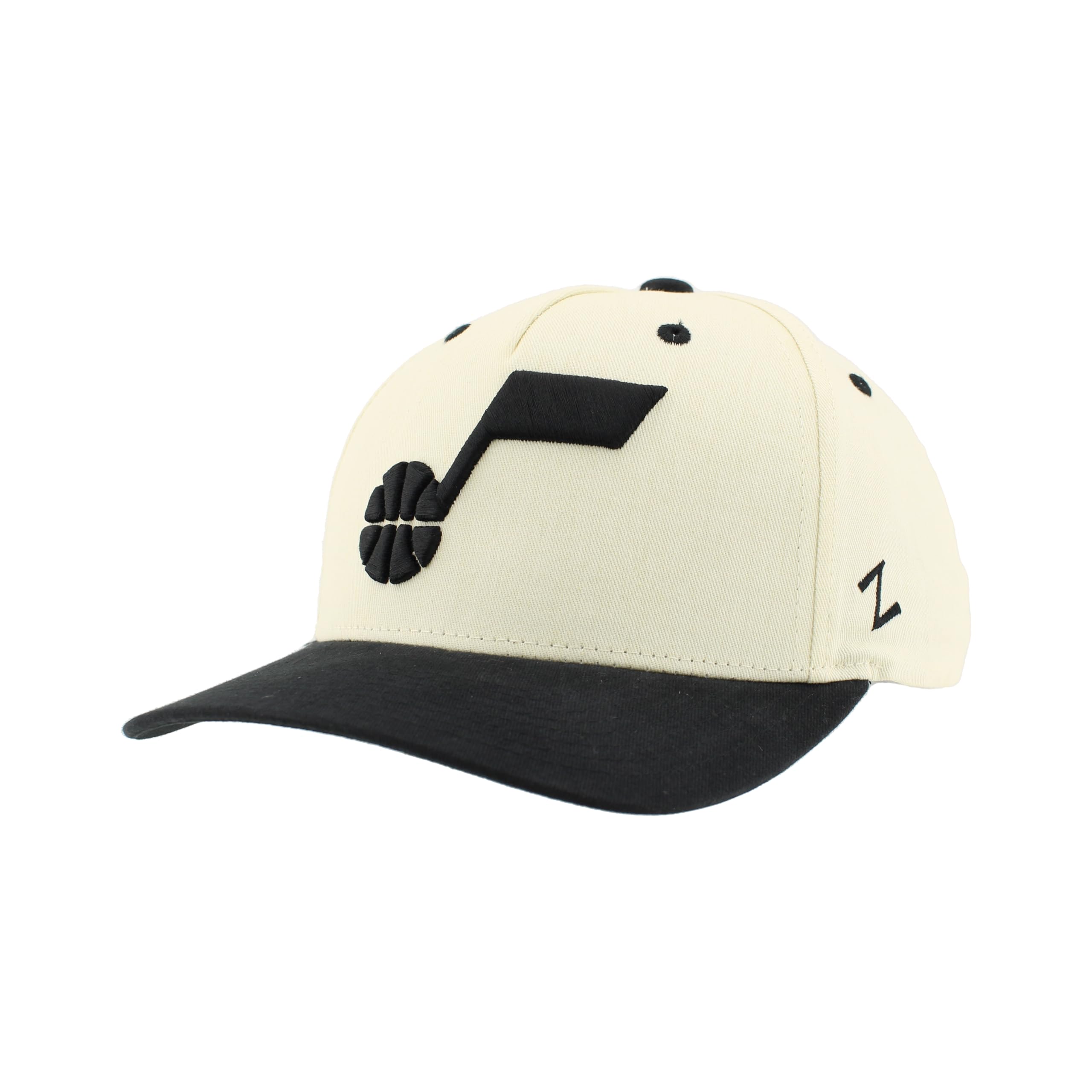 ZHATS NBA Unisex-Adult NBA Officially Licensed Adjustable Snapback Hat Marquee Ivory