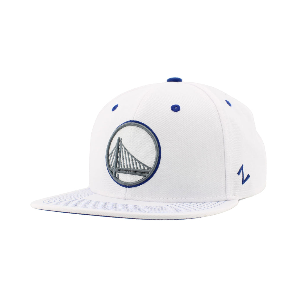 ZHATS NBA Unisex-Adult NBA Officially Licensed Adjustable Snapback Hat Flat Bill Z11 Pop White