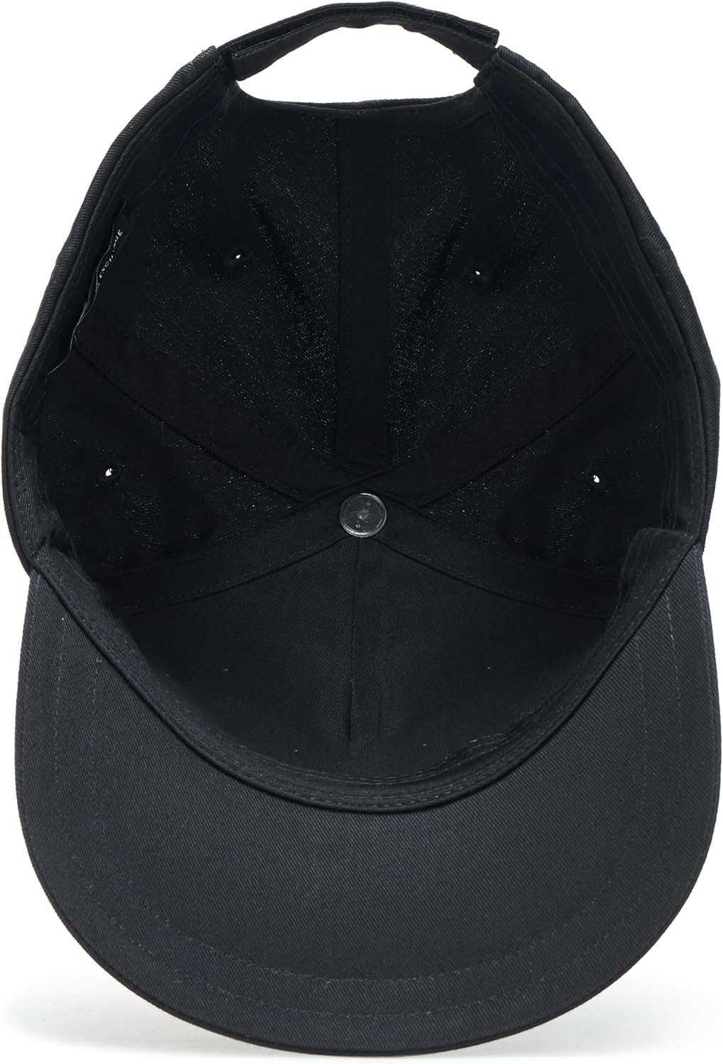 Armani Exchange Men's Black and Gold Baseball Hat, Black, One Size