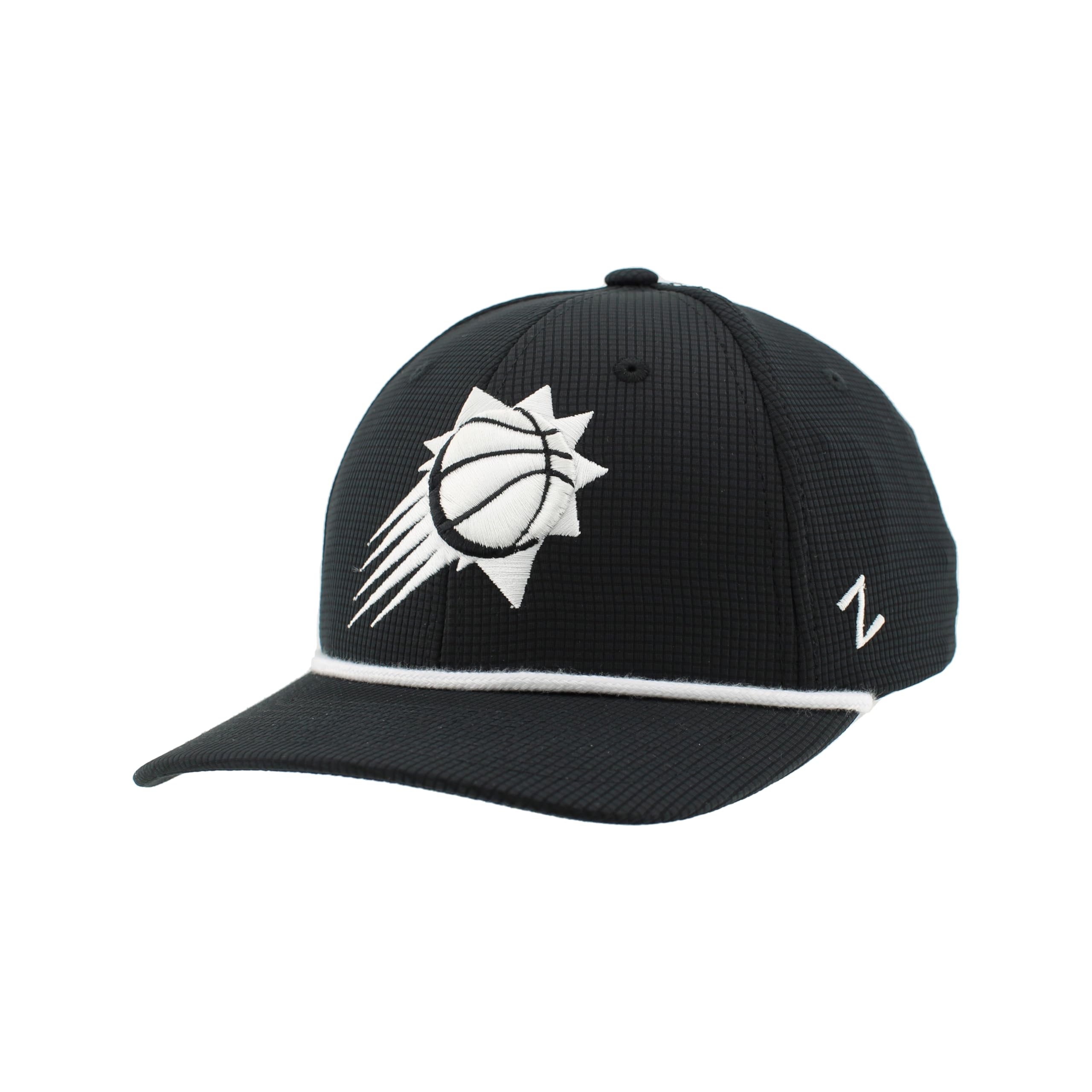ZHATS NBA Unisex-Adult NBA Officially Licensed Rope Hat Snapback Backspin Contrast Black