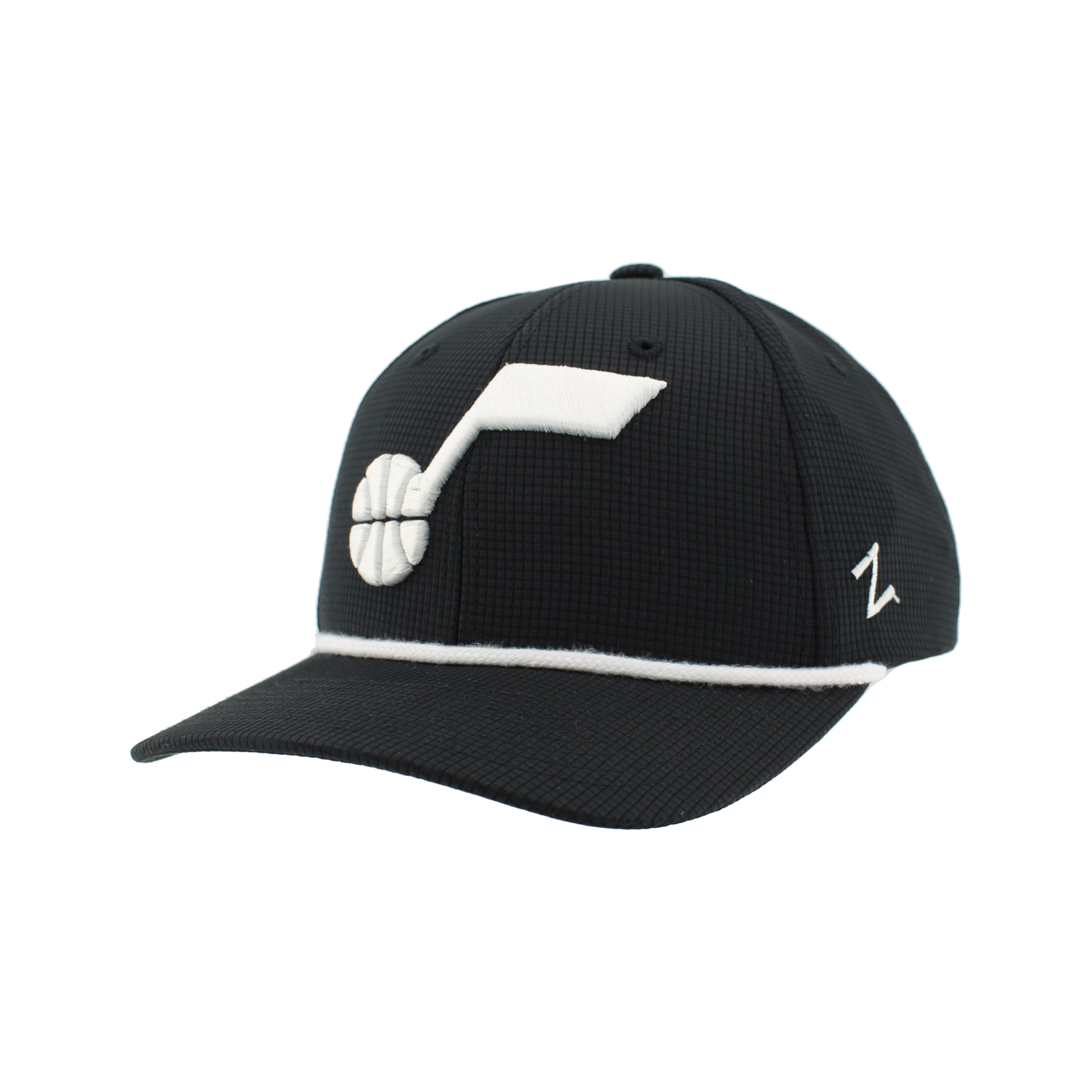 ZHATS NBA Unisex-Adult NBA Officially Licensed Rope Hat Snapback Backspin Contrast Black