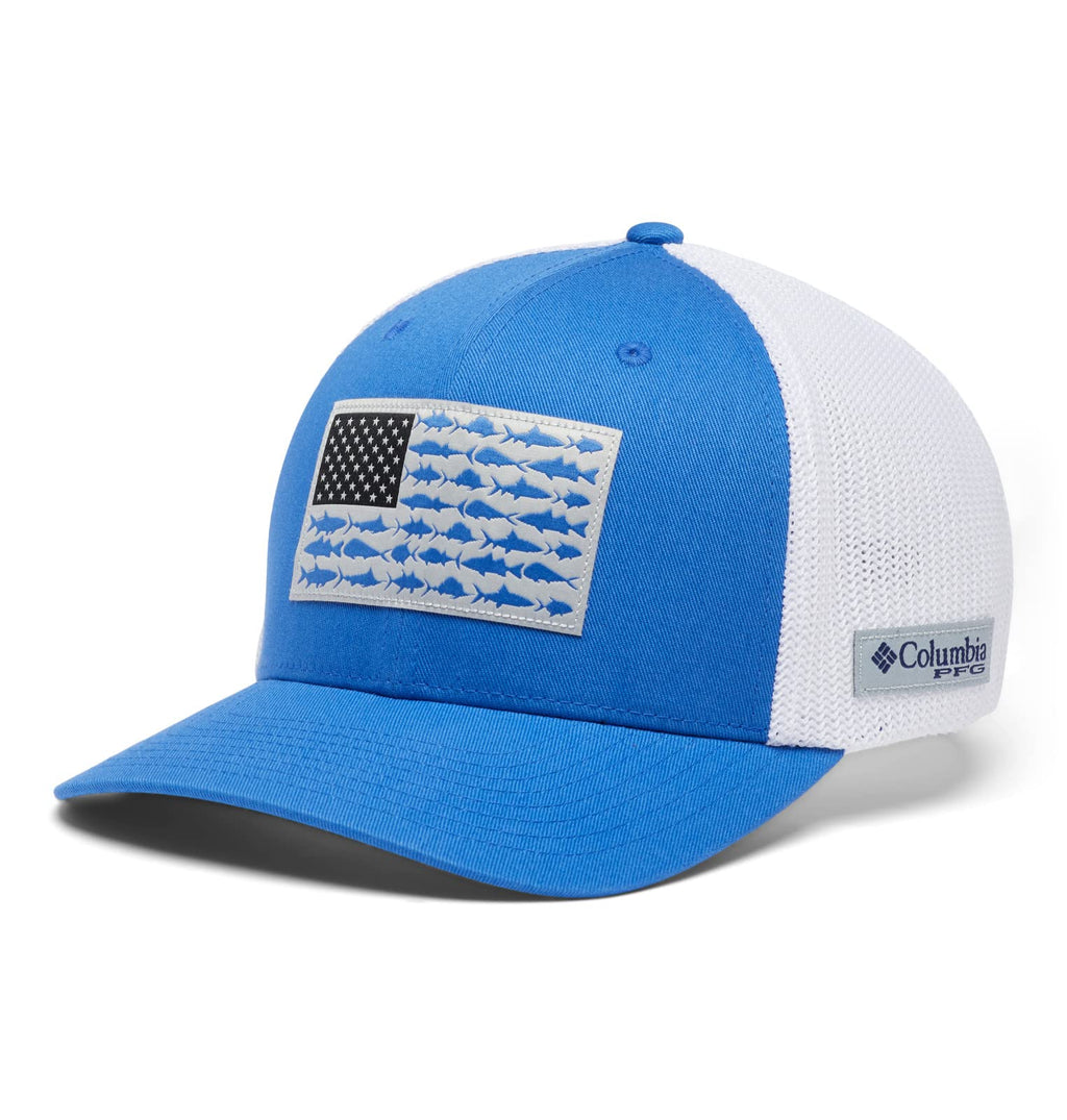 Columbia Unisex PFG Fish Flag Mesh Ball Cap