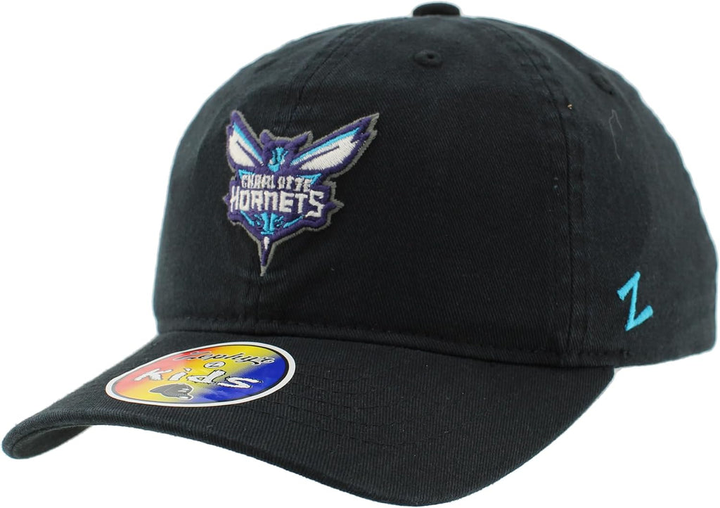 ZHATS NBA Unisex Kids NBA Officially Licensed Youth Adjustable Hat Scholarship Icon Black