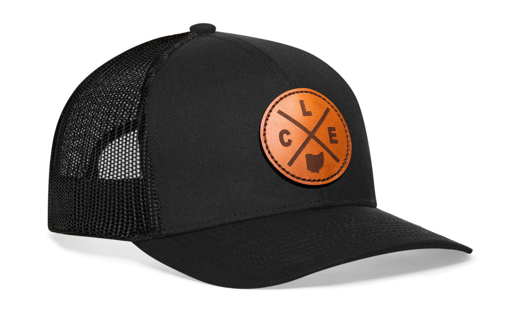 HAKA State City Trucker Hat for Men & Women, Adjustable Baseball Hat, Mesh Snapback, Sturdy Outdoor Black Golf Hat