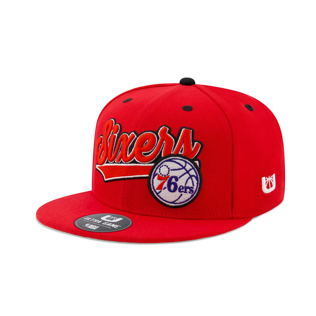 Ultra Game Men’s NBA Official Snap Back 3D Embroidered Team Logo Baseball Cap Hat