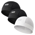 3Pcs Breathable Mesh Skull Cap,Lightweight Quick Dry Sports Helmet Liner for Men Women, Cooling Cycling Beanies