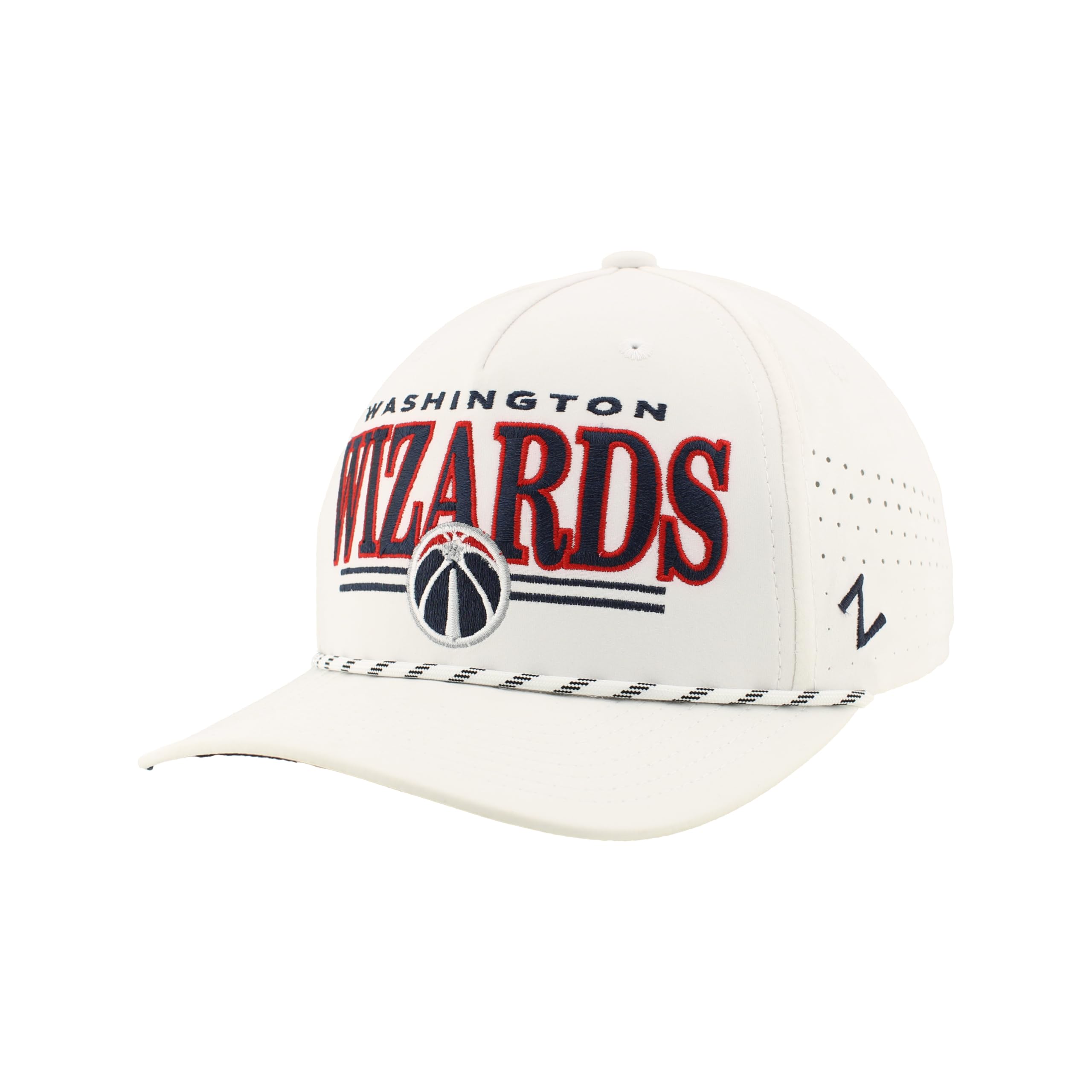 ZHATS NBA Unisex-Adult NBA Officially Licensed Rope Hat Snapback Performance Regalia White