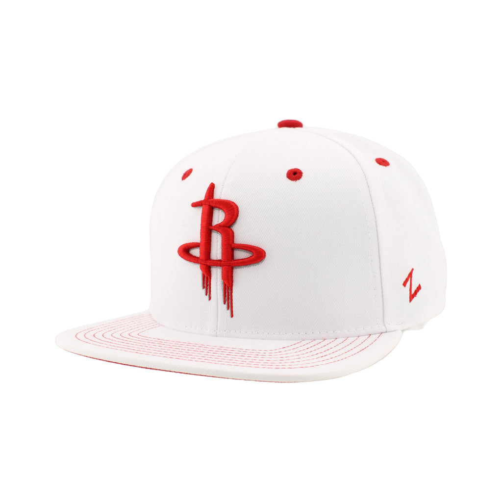 ZHATS NBA Unisex-Adult NBA Officially Licensed Adjustable Snapback Hat Flat Bill Z11 Pop White