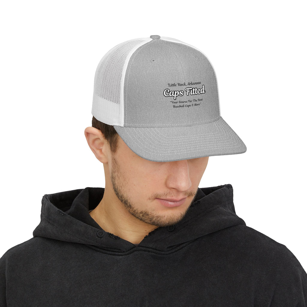 Trucker Cap — Vintage 'Caps Fitted' Embroidered Snapback