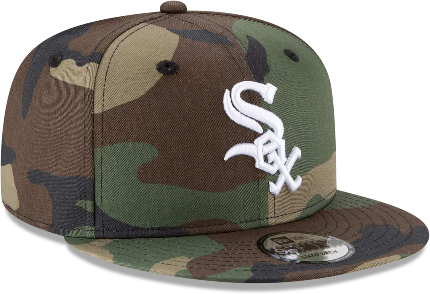 New Era Unisex-Adult MLB 9Fifty Camo Primary Logo Adjustable Snapback Hat Cap