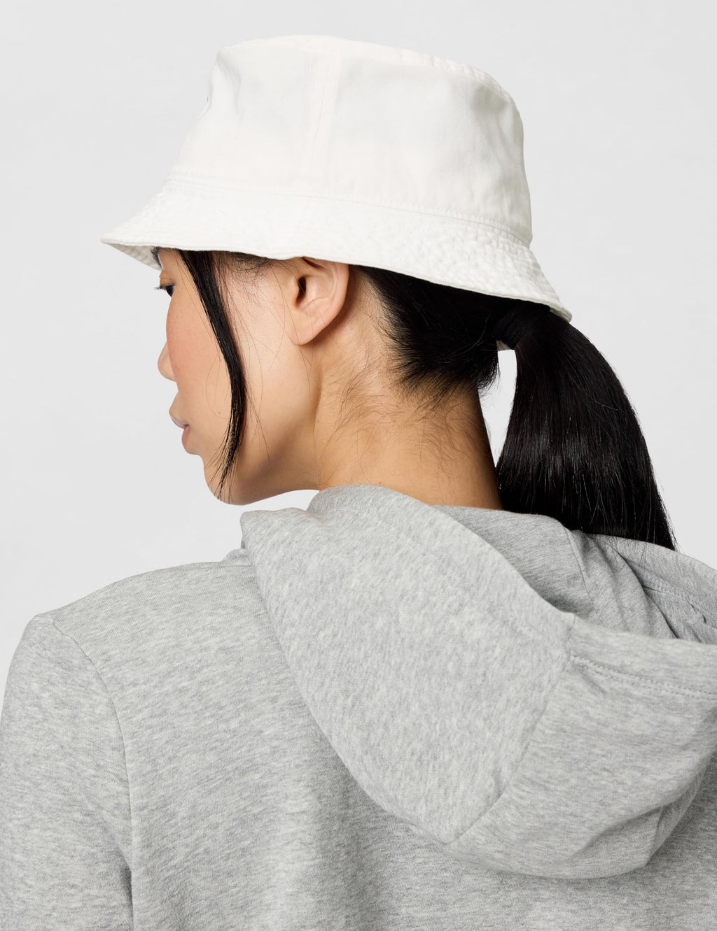 Nike Apex Futura Washed Bucket Hat, White/Black, Large