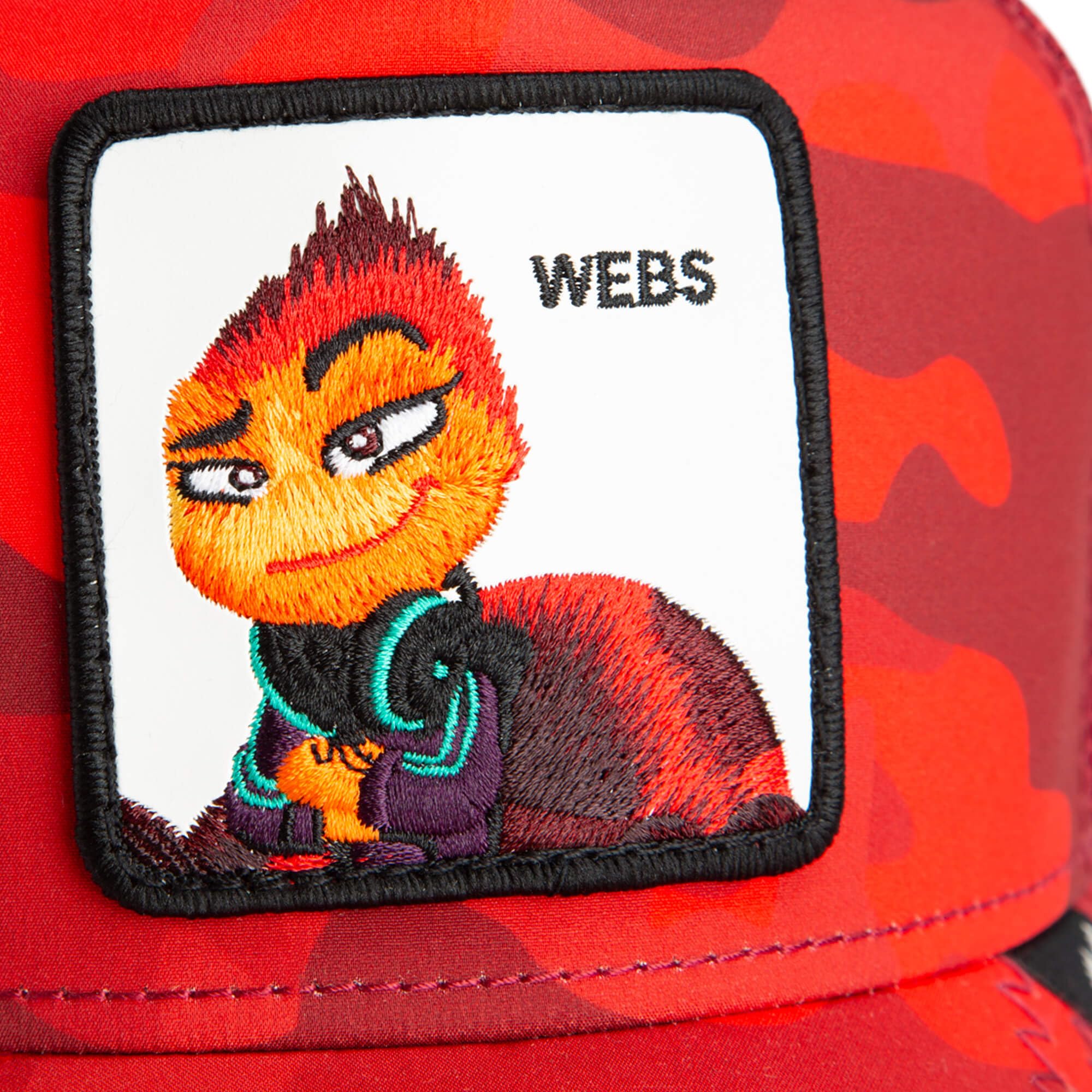 Goorin WEBS Trucker Hat - Goorin x Bad Guys 2-97/3 Poly Spandex Blend - One Size - Unisex