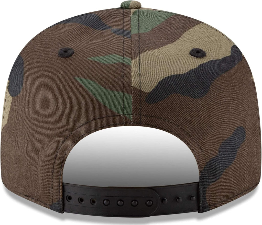 New Era Unisex-Adult MLB 9Fifty Camo Primary Logo Adjustable Snapback Hat Cap