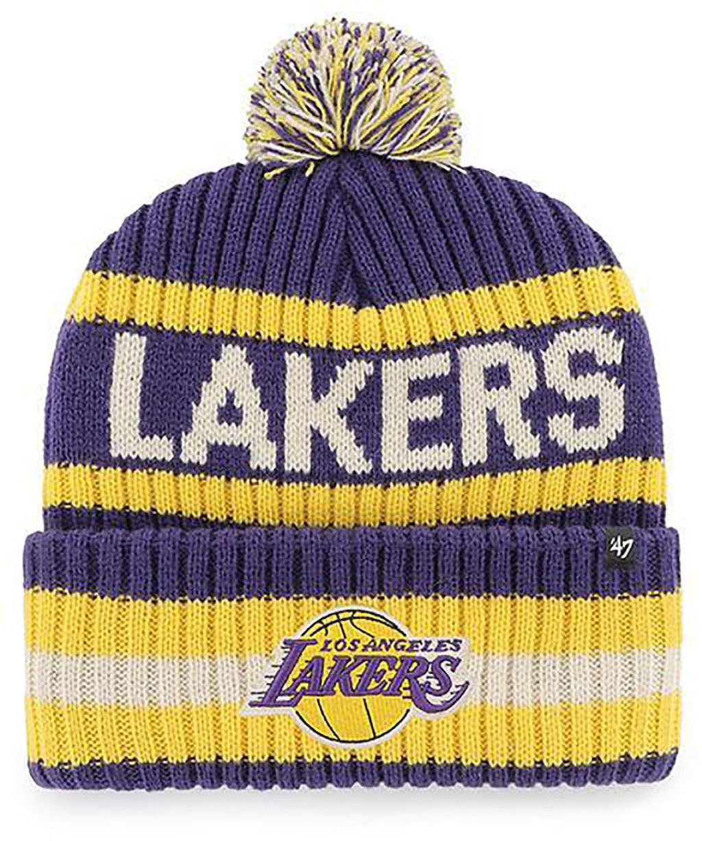 47 NHL Unisex-Adult Team Color Officially Licensed Primary Logo Bering Sport Knit Cuffed Pom Beanie Cold Weather Hat