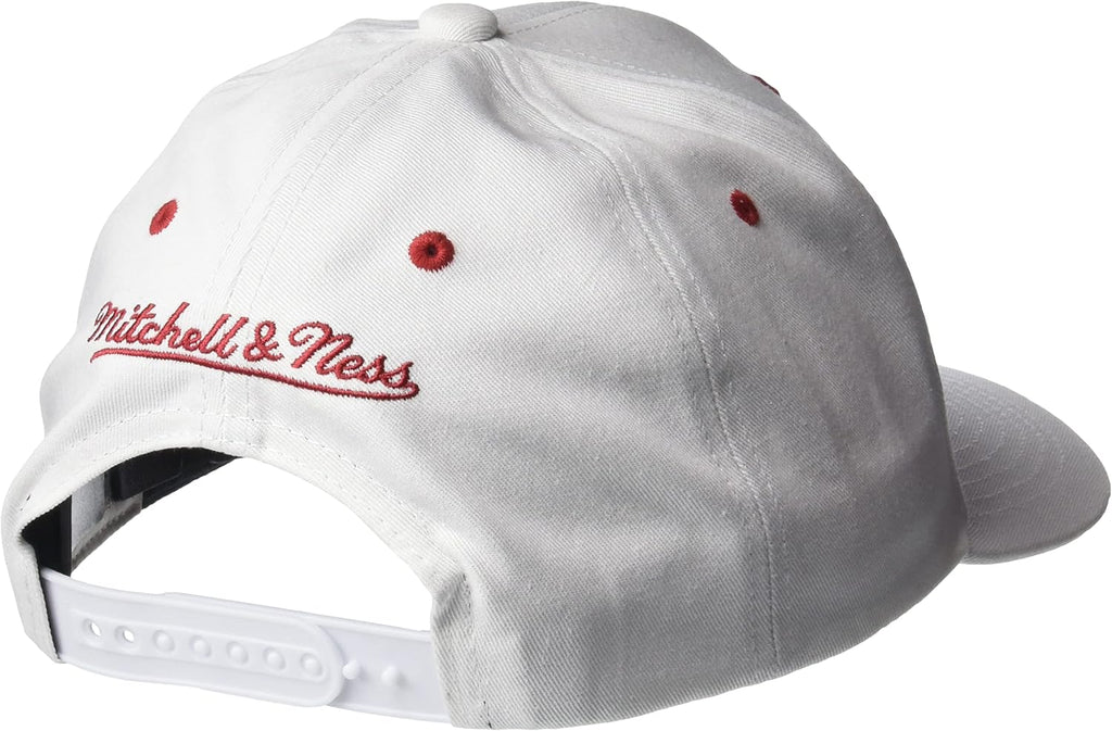 Mitchell & Ness Atlanta Hawks NBA Oh Word Pro Snapback Hat Cap Hardwood Classics - White