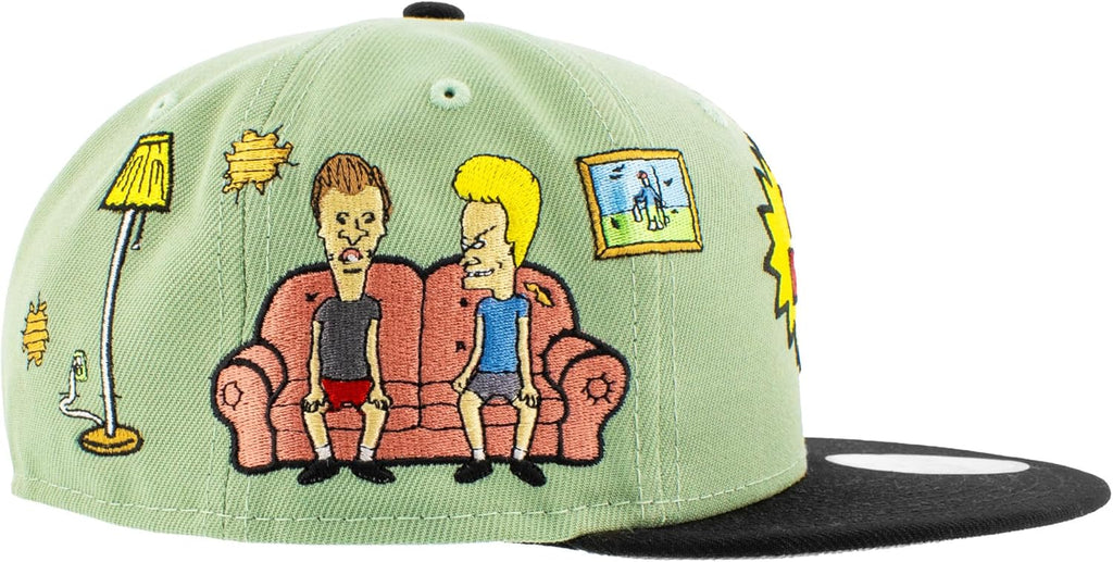 New Era Beavis and Butthead Classic Couch Scene 59Fifty Fitted Hat