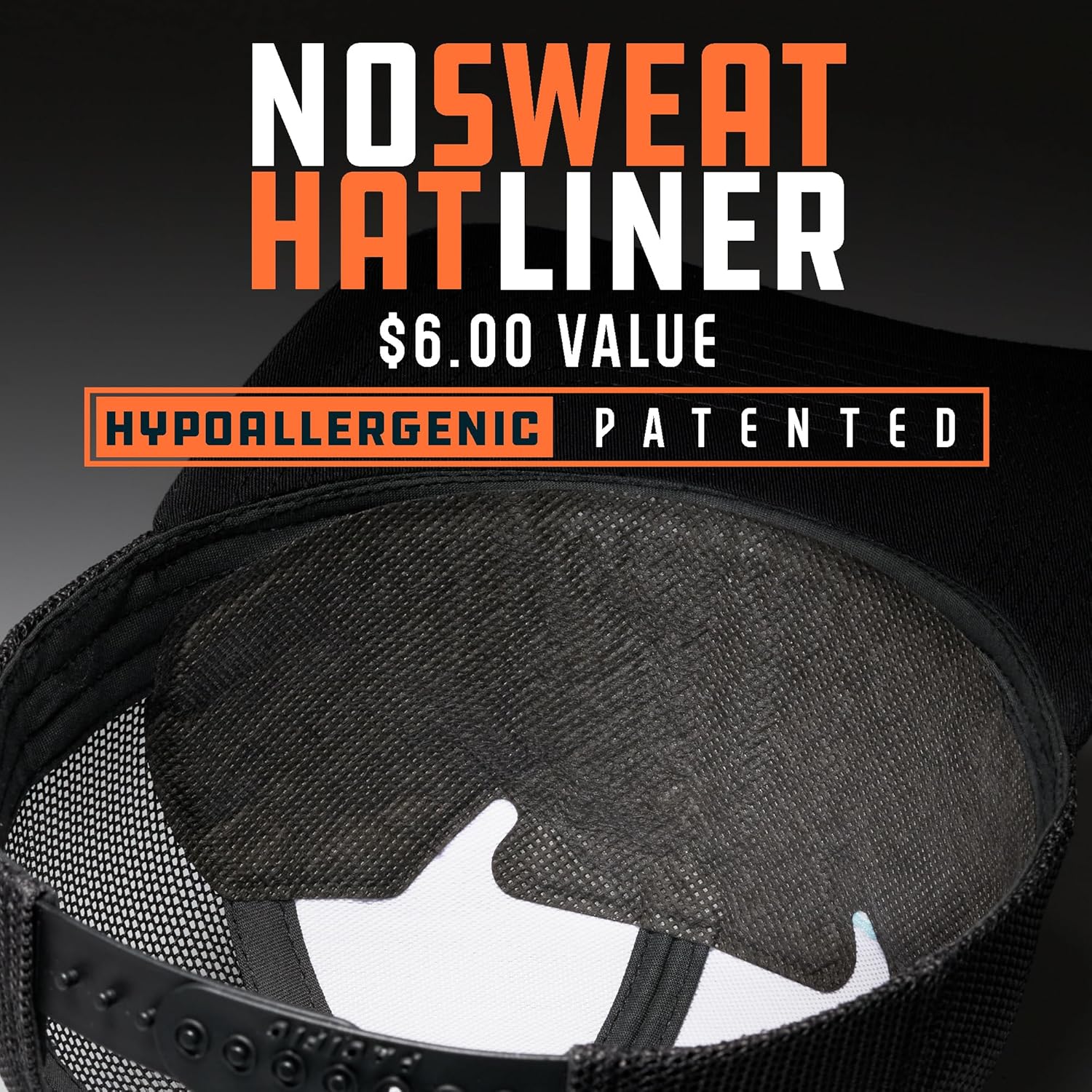 LARIX Trucker Hats - Mens Hats, Mesh Back, Snapback, Value Bundle with Hat Sweat Liner Box