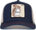 Goorin Bros. The Farm Unisex Original Adjustable Snapback Trucker Hat, Navy (The Nuts Squirrel), One Size
