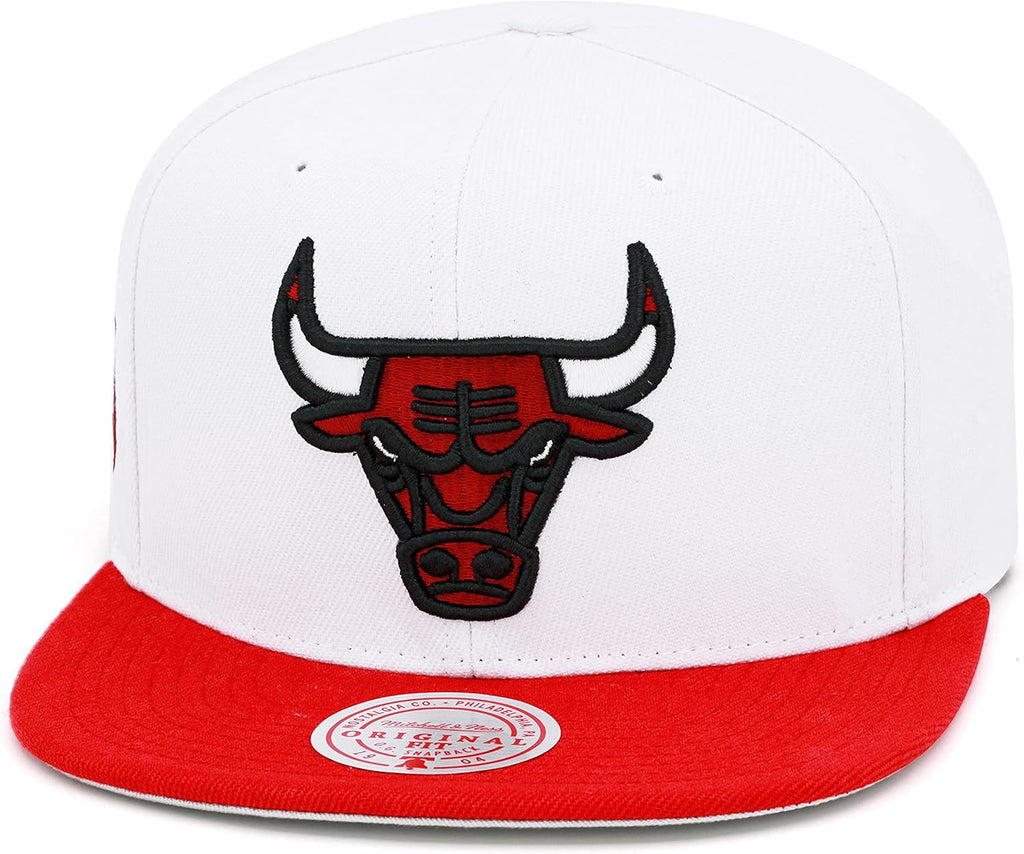 Mitchell & Ness Chicago Bulls 1998 NBA Finals Championship Series Snapback Hat- White/Red