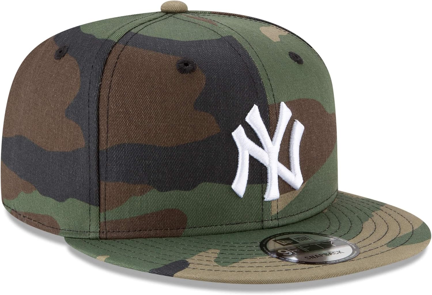 New Era Unisex-Adult MLB 9Fifty Camo Primary Logo Adjustable Snapback Hat Cap