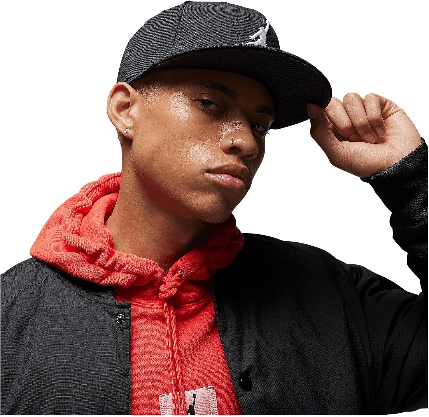 Jordan PRO Jumpman Hat - Black/White, L/XL