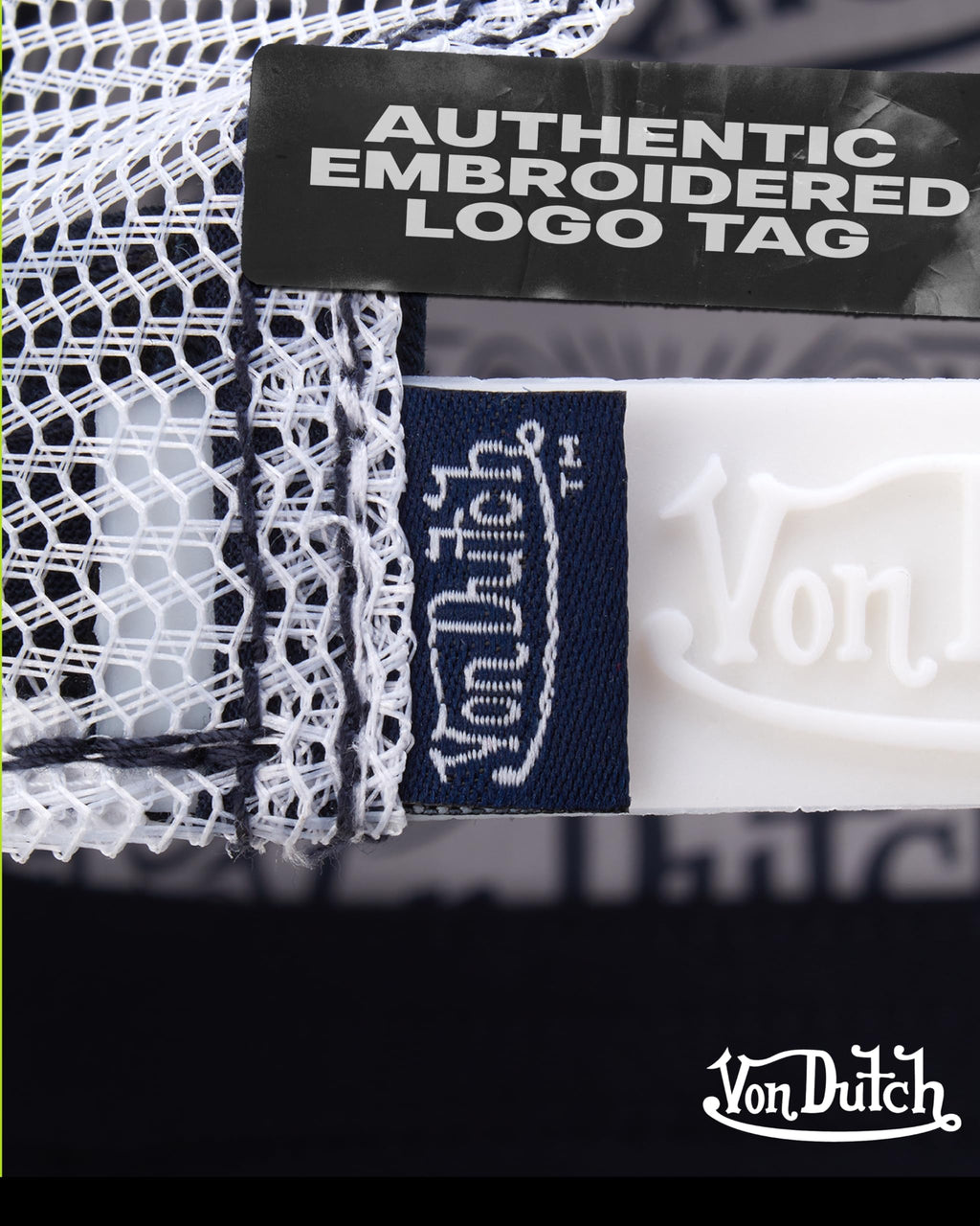 Von Dutch Unisex Trucker Hat - Curved Bill Mesh Back Retro Classic Colorblock Snapback Baseball Cap for Men and Women