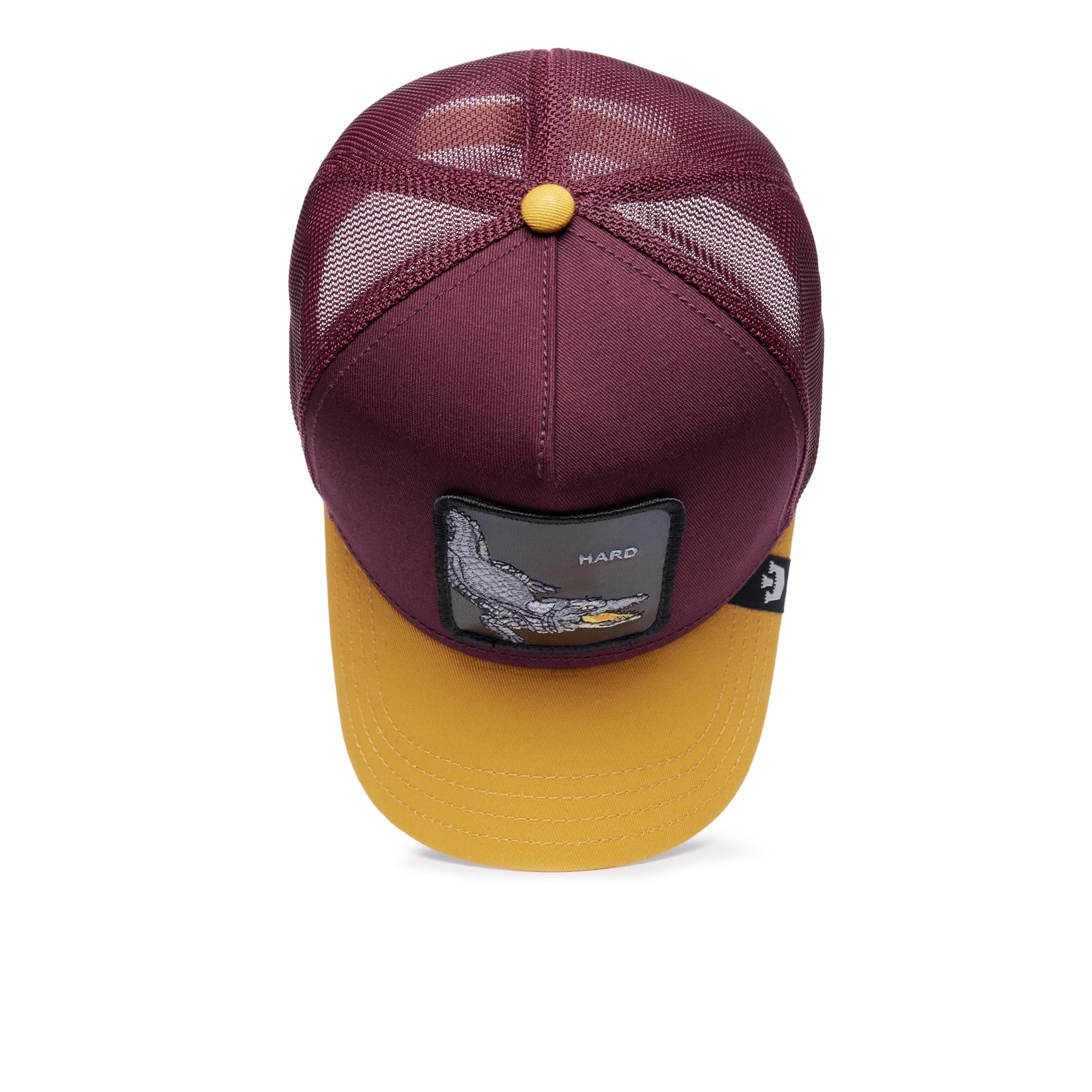 Goorin Bros. Unisex V2 Premium Mesh Adjustable Trucker Hat by The Farm, Scarlet (V2 Alligator), One Size