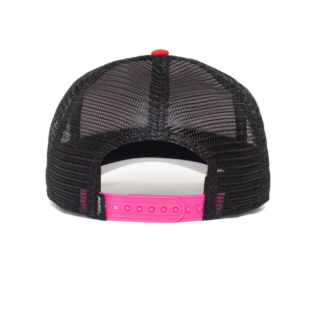 Goorin Bros. The Farm Acid Trip Collection Unisex Adjustable Trucker Hat, Red (Fox Trip), One Size