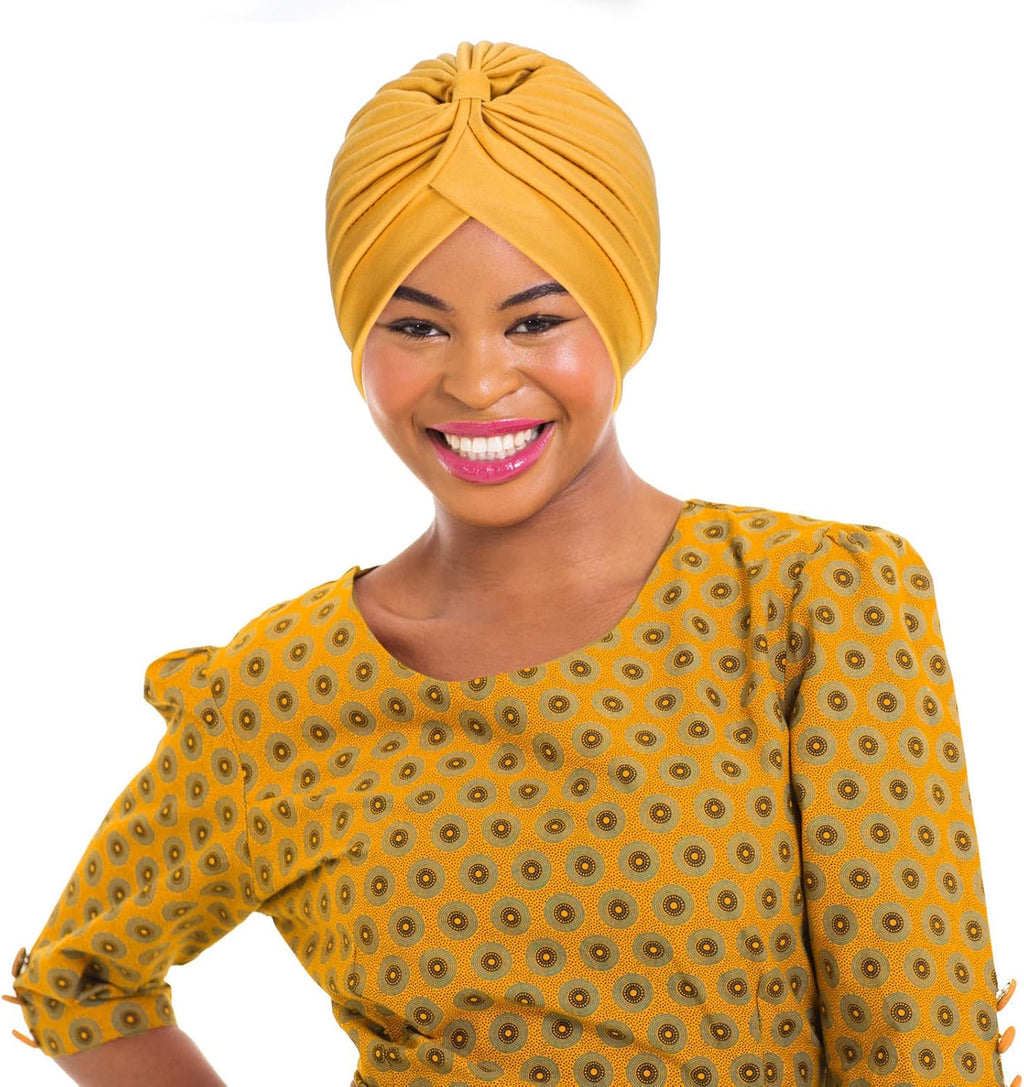 Syhood 22 Pieces Stretch Turbans Chemo Head Wrap Cancer Head Beanie Twisted Turban Cap Cover Hats for Women