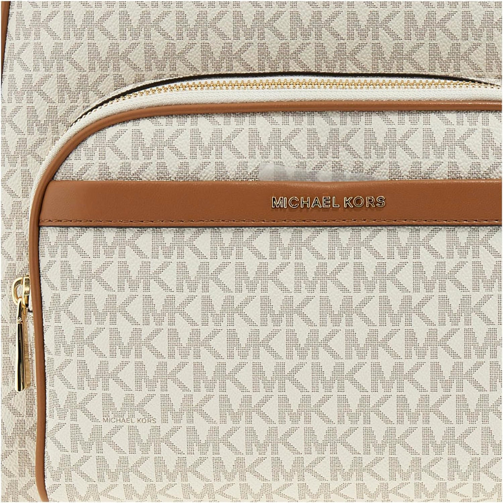 Michael Kors Bex Large Multi-Functional Backpack, Gold-Tone Hardware/Vanilla/Acorn